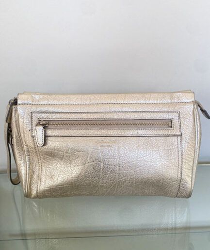 Coach Bolso de mano plateado