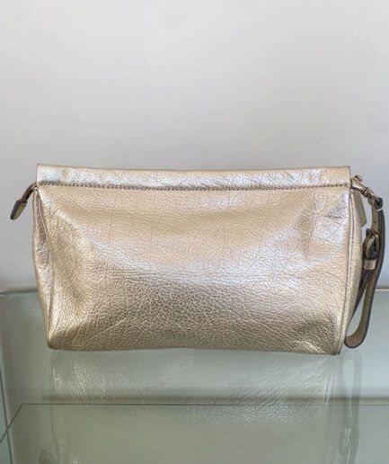 Coach Bolso de mano plateado