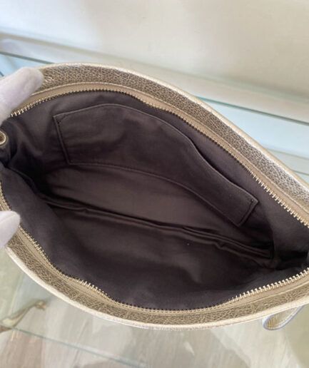 Coach Bolso de mano plateado