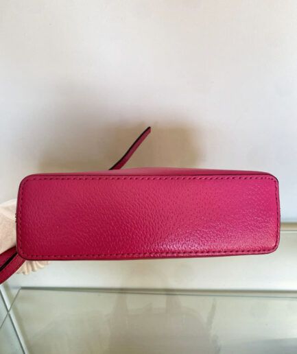 KATE SPADE Bolso Satchel pequeño fucsia