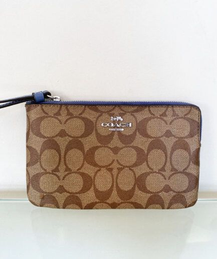 COACH Monedero Corner grande