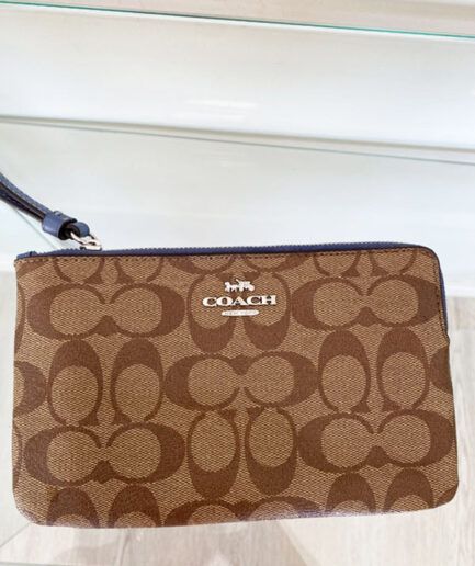 COACH Monedero Corner grande