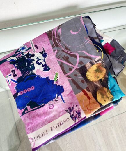 Christian Lacroix pañuelo seda taurino