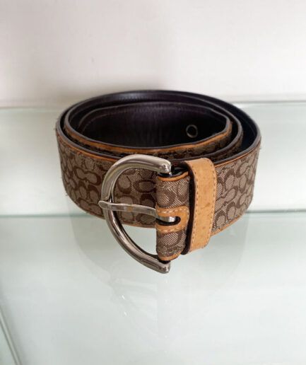 COACH cinturón monogram