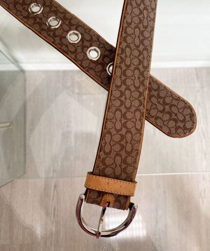 COACH cinturón monogram