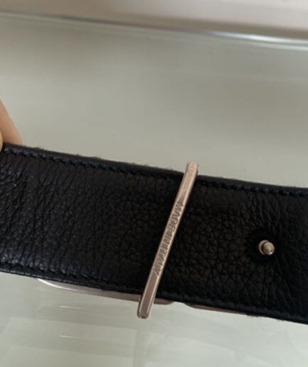 CHRISTIAN DIOR cinturón reversible negro