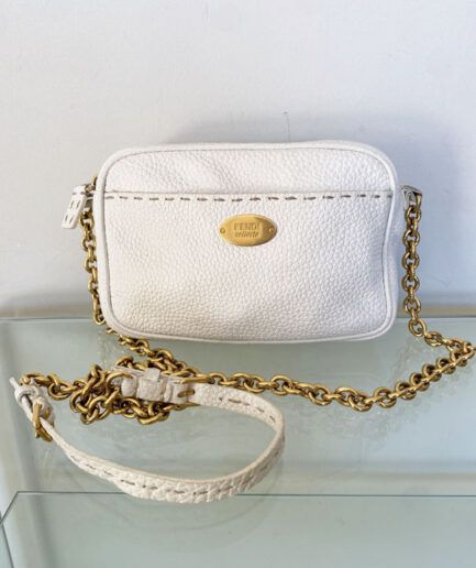 FENDI  Camera bag Fendi Selleria blanco