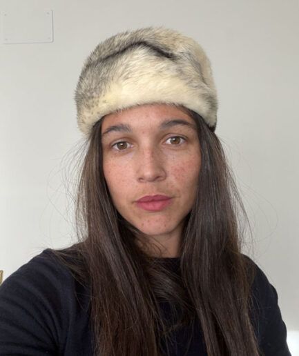 VINTAGE Gorro de Visón 11 pillbox