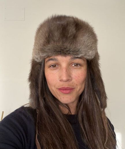 VINTAGE Gorro de Ramusquet estilo aviador 16