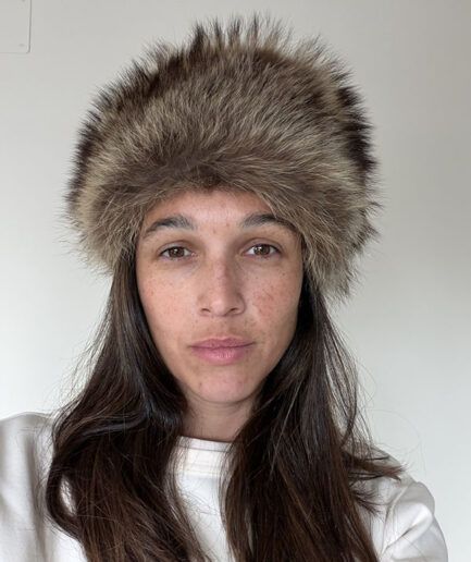 VINTAGE Gorro Ruso zorro mocca 20