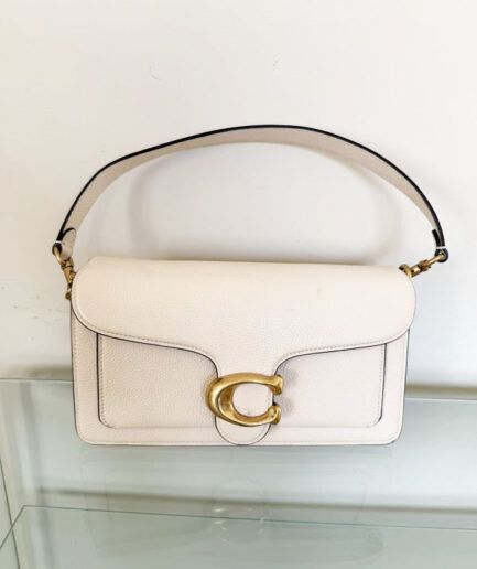 COACH bandolera  Tabby color tiza