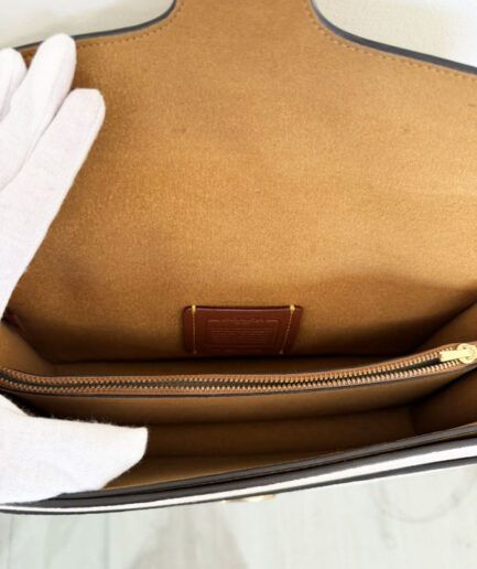 COACH bandolera  Tabby color tiza