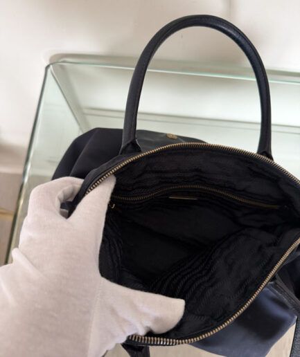 PRADA bolso de nylon azul