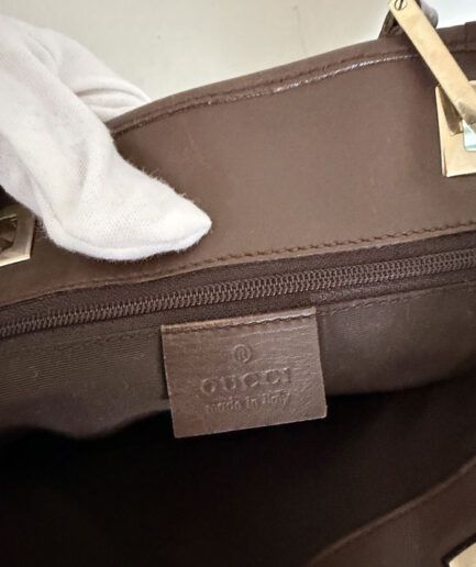 GUCCI Bolso tote vintage de lona GG