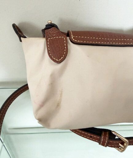 LONGCHAMP cartera Le Pliage pequeña beige