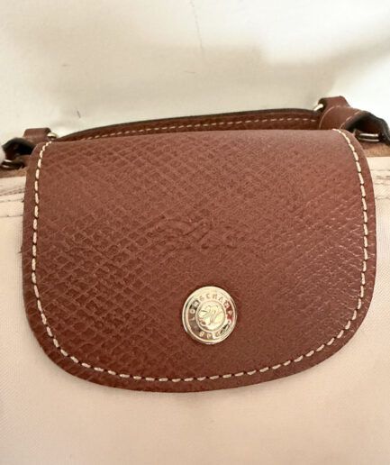 LONGCHAMP cartera Le Pliage pequeña beige