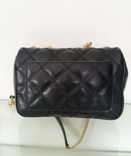 Tory Burch Bolso Willa acolchado en cuero negro