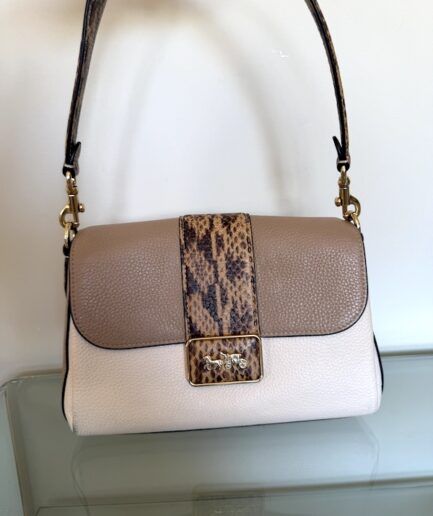 COACH Bolso de hombro grace bicolor