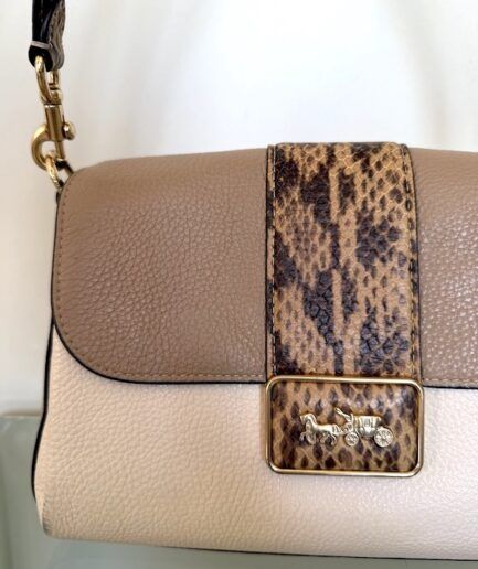 COACH Bolso de hombro grace bicolor